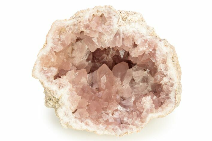Sparkly Pink Amethyst Geode Section - Argentina #271336